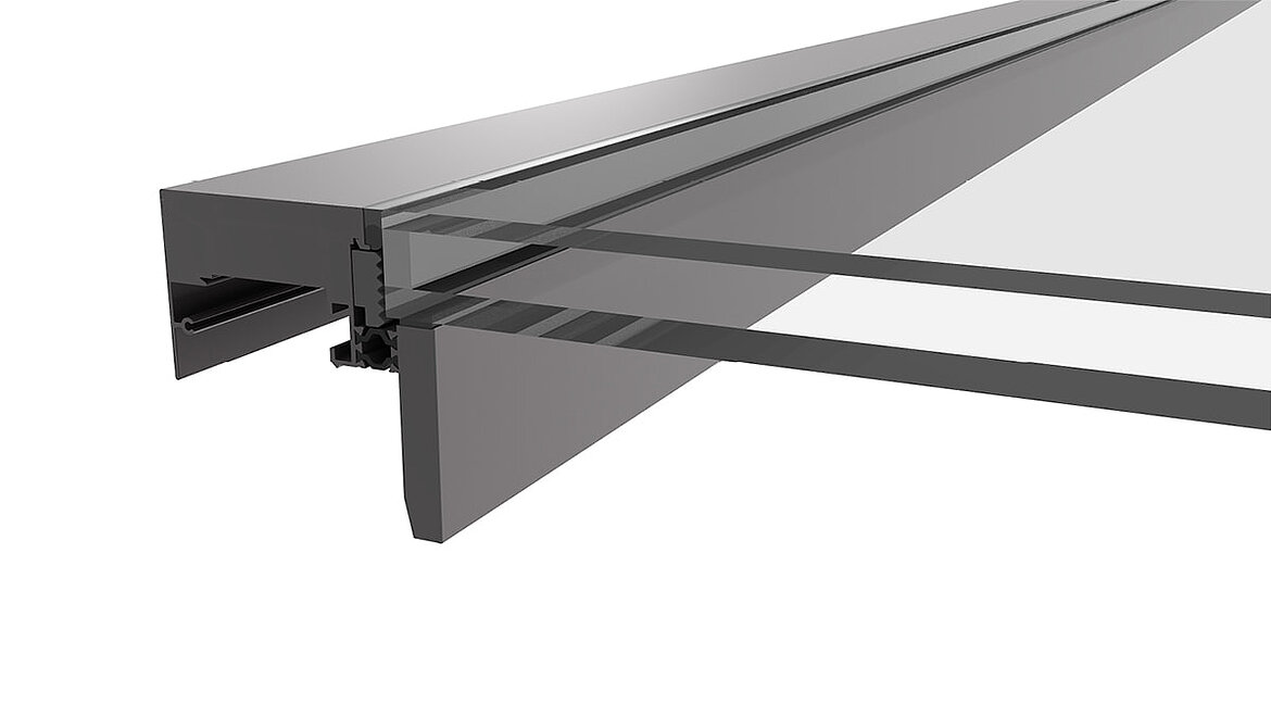 LAMILUX Modular Glass Skylight MS78 dubbele thermisch isolerende beglazing LAMILUX Modular Glass Skylight MS78 dubbele thermisch isolerende beglazing