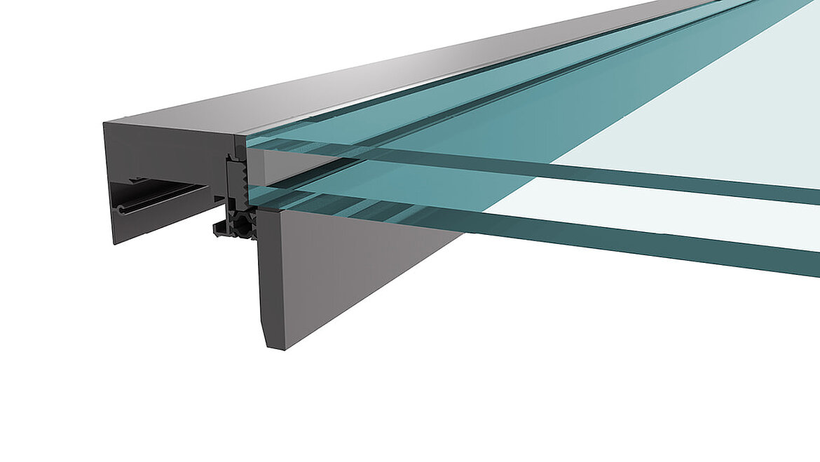 LAMILUX Modular Glass Skylight MS78 dubbele beglazing met zonwerende LAMILUX Modular Glass Skylight MS78 dubbele beglazing met zonwerende